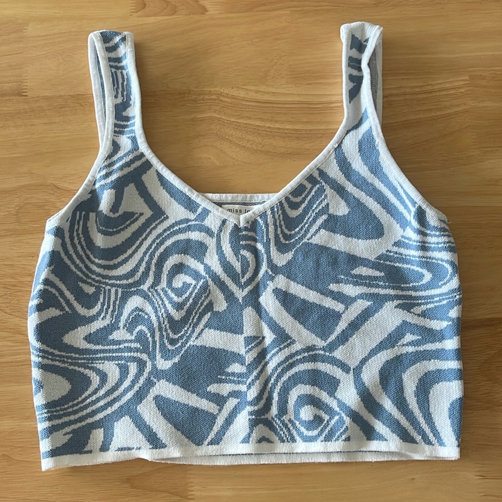 Miss Love abstract design top